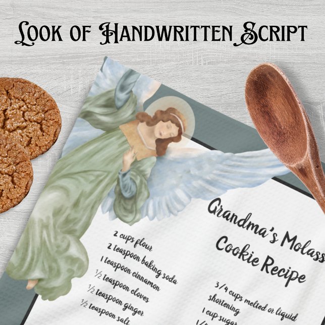 Linge De Cuisine Garder la recette Joyeux Noël Angel Cookies (Créateur téléchargé)