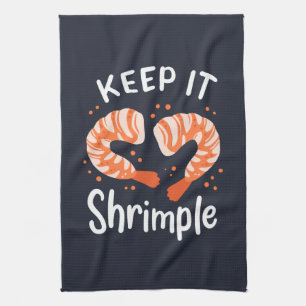 Linge De Cuisine Gardez-le Crevette Simple Gag de Crevettes de Frui