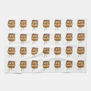 Linge De Cuisine Gâteau au chocolat de la forêt noire drôle et exce