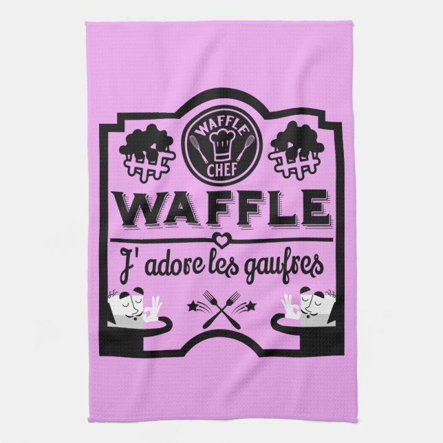 Linge De Cuisine gaufres de Belgique (Vertical)