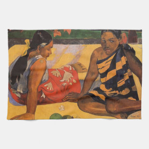 Linge De Cuisine Gauguin Polynésie Française Tahiti Femmes Peinture