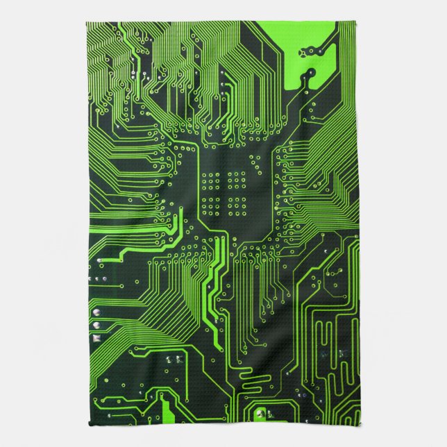 Linge De Cuisine Geek de la carte de circuit électronique Nerd PCB  (Vertical)