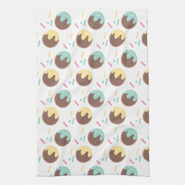 Linge De Cuisine Gelé Pop Doughnut Sprinkings Sweet Foodie (Vertical)