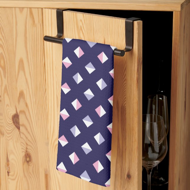 Linge De Cuisine Gem coloré Motif transparent (Pliage en tiers)