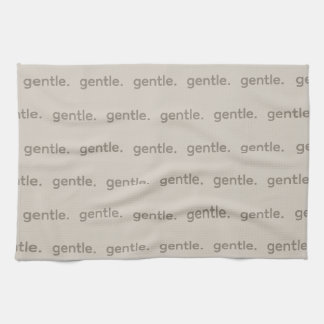 Linge De Cuisine Gentle Repeated Word Pattern Cozy, Calm & Soft