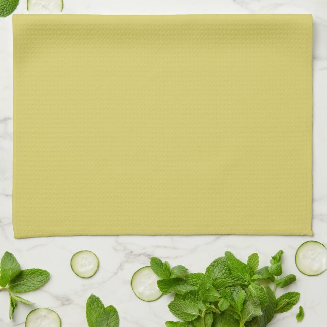 Linge De Cuisine Gentle Warm Yellow Kitchen Towel (Plié)