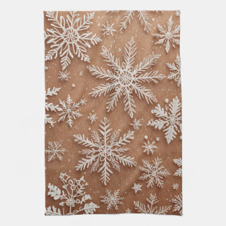 Linge De Cuisine Gilded Winter Crystals