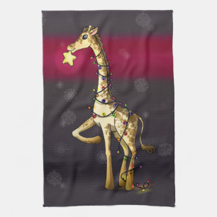 Linge De Cuisine Girafe brillante