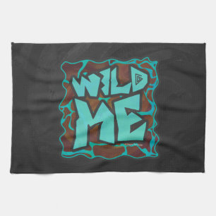 Linge De Cuisine Giraffe Impression Brown et Turquoise