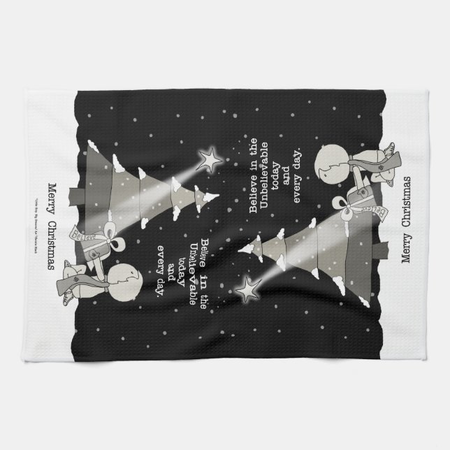 Linge De Cuisine Giver cadeau-Joyeux Noël (Horizontal)