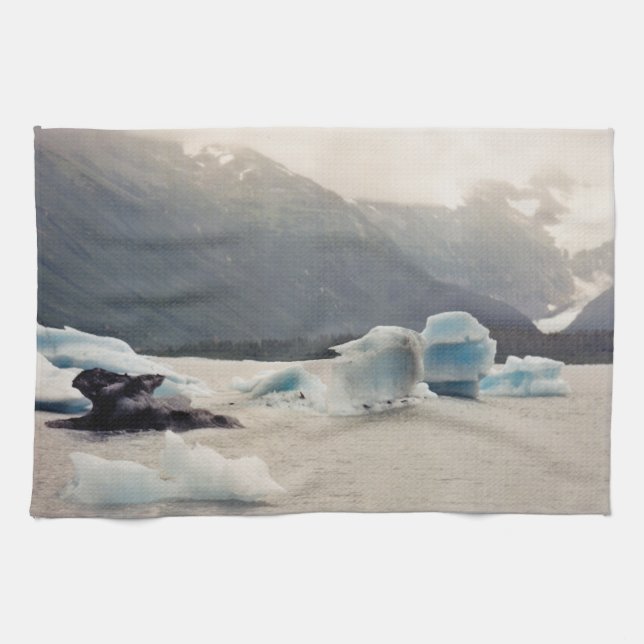 Linge De Cuisine Glace bleue (Horizontal)