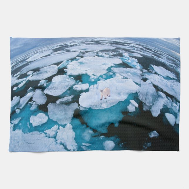 Linge De Cuisine Glace et neige | Ours polaire, Océan Arctique, Sva (Horizontal)