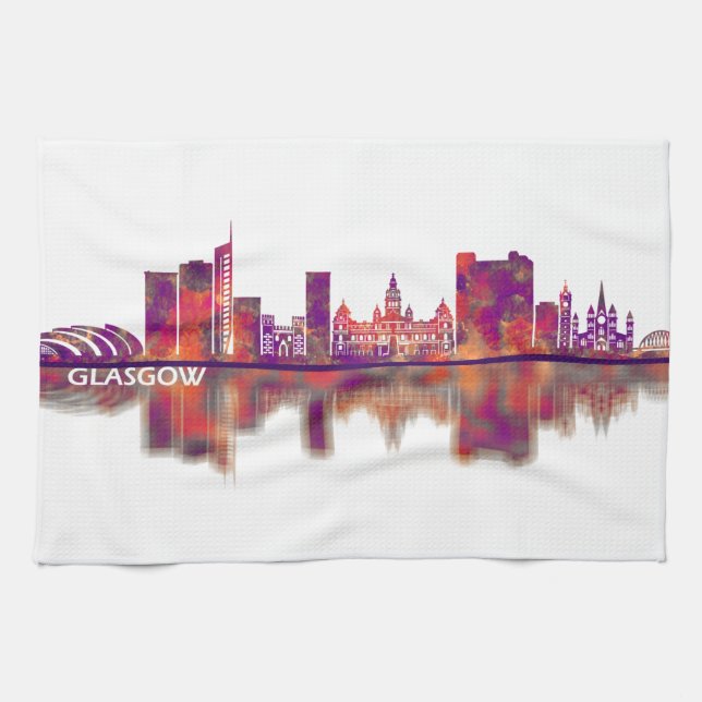 Linge De Cuisine Glasgow Skyline (Horizontal)