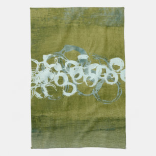 Linge De Cuisine Globes verts I