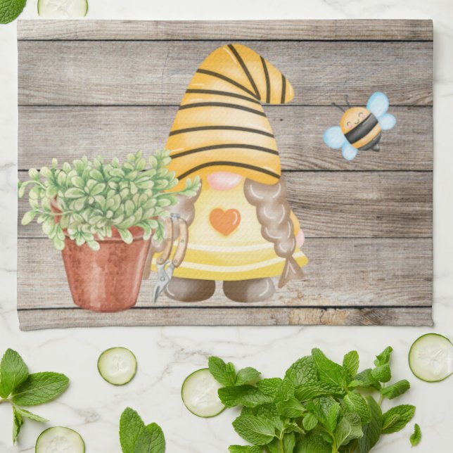 Linge De Cuisine Gnome, Garden Gnome (Plié)