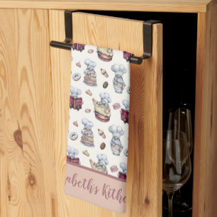 Linge De Cuisine Gnomes Personnalisés Cupcakes Donuts Tendance