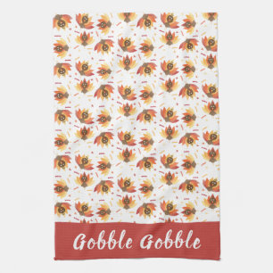 Linge De Cuisine Gobble Gobble Turquie Motif Thanksgiving