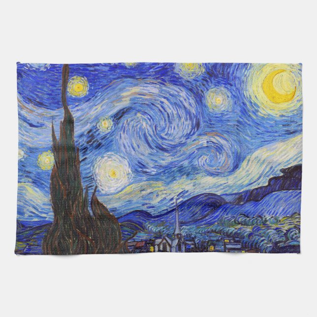 Linge De Cuisine Gogh , “Starry Night” (Horizontal)
