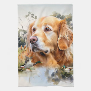 Linge De Cuisine Golden Retriever