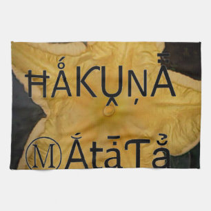 Linge De Cuisine Golden Star Hakuna Matata