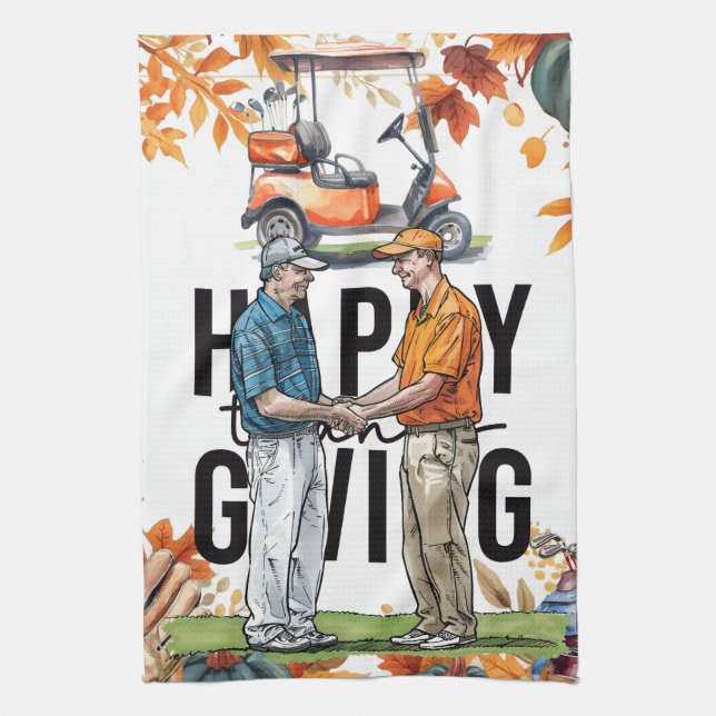Linge De Cuisine Golf Automne parcours de golf à thème pour golfeur (Vertical)