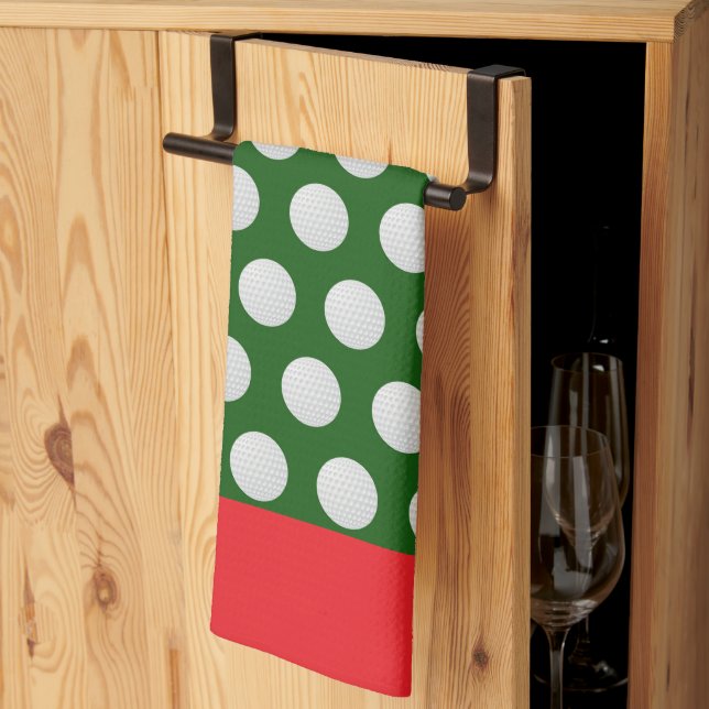 Linge De Cuisine Golf Cadeaux de Noël Thème de golf (Pliage en tiers)