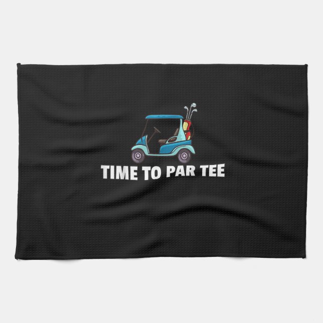 Linge De Cuisine Golf Cart Gift Golfeur Funny Men (Horizontal)