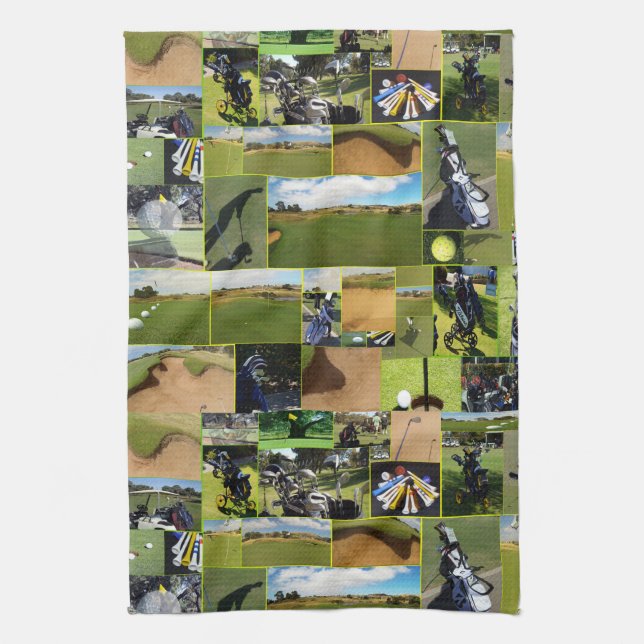 Linge De Cuisine Golf Collage (Vertical)