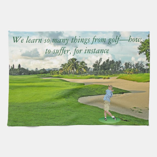 Linge De Cuisine Golf : comment souffrir (Horizontal)