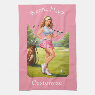 Linge De Cuisine Golfeuse féminine en forme Thunder_Cove