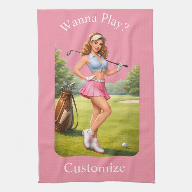Linge De Cuisine Golfeuse féminine en forme Thunder_Cove (Vertical)