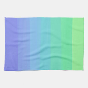 Linge De Cuisine Gradient des verts et des bleus clairs