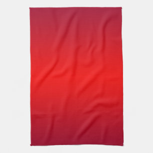 Linge De Cuisine Gradient rouge nucléaire - blanc de modèle de