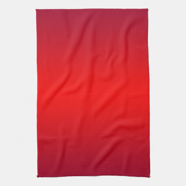 Linge De Cuisine Gradient rouge nucléaire - blanc de modèle de (Vertical)