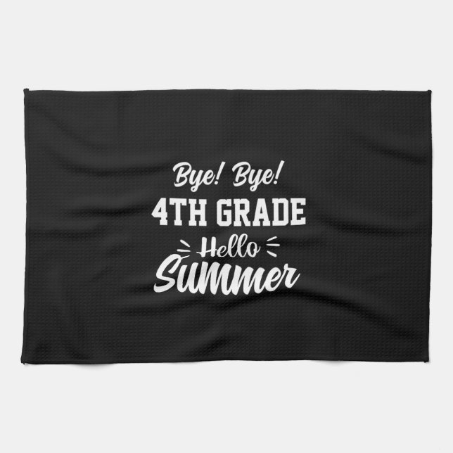 Linge De Cuisine Graduation Art | 4th Grade Hello Summer (Horizontal)