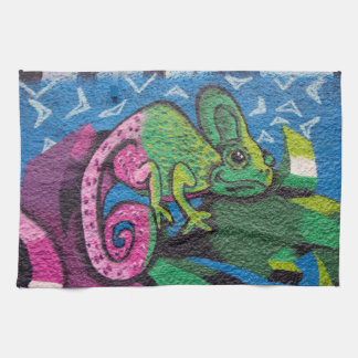 Linge De Cuisine Graffiti coloré Chameleon