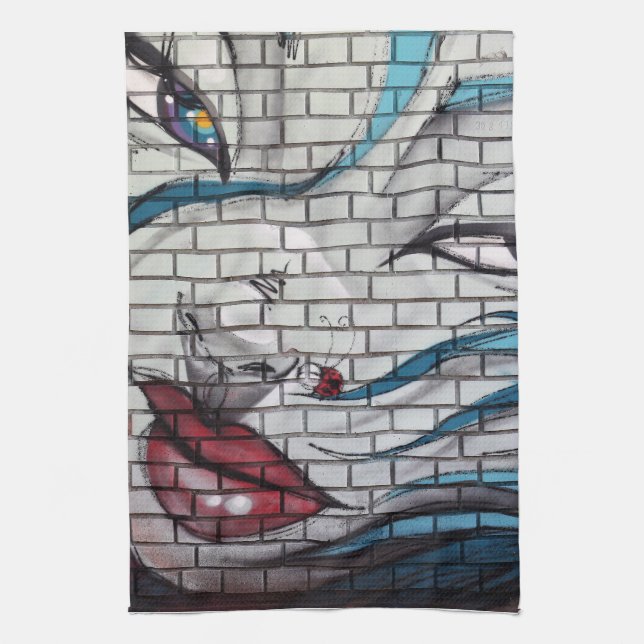 Linge De Cuisine Graffiti pour filles asiatiques (Vertical)