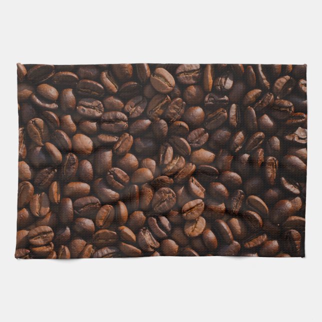 Linge De Cuisine grains de café (Horizontal)