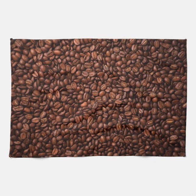 Linge De Cuisine Grains de café (Horizontal)