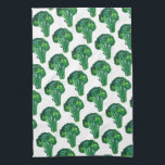 Linge De Cuisine Grand beau brocoli manger vos légumes<br><div class="desc">Décorez votre cuisine avec cette grande serviette de plat motif de brocoli amusante. Fait un grand ménage ou un cadeau mariage! Vous pouvez le customiser et ajouter du texte. Consultez ma boutique pour plus de couleurs et de motifs !</div>
