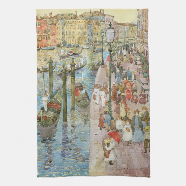 Linge De Cuisine Grand Canal, Venise par Maurice Prendergast (Vertical)