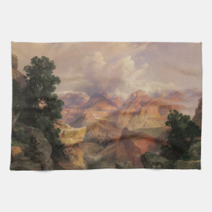 Linge De Cuisine Grand Canyon par Thomas Moran, Paysage Vintage