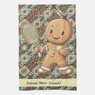 Linge De Cuisine Grand Chelem de tennis en pain d'épices 🎾🎄texte