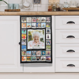 Linge De Cuisine Grand-mère Anniversaire Famille Photo