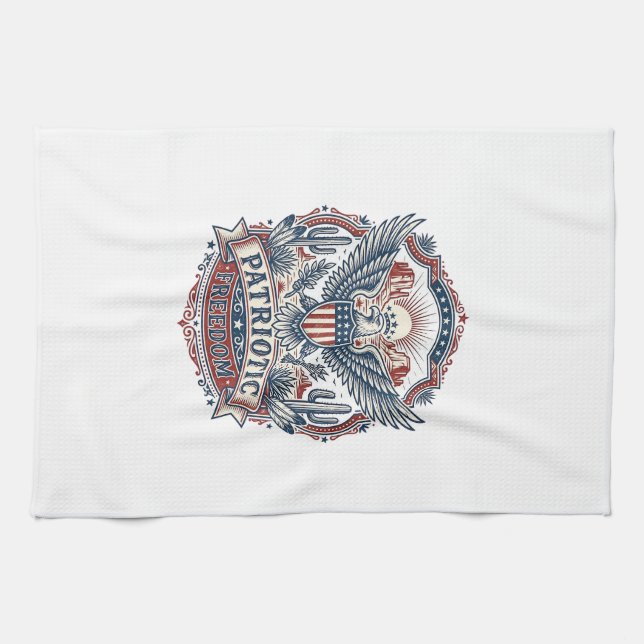 Linge De Cuisine Graphique vectoriel de fierté du désert du Sud-Oue (Horizontal)