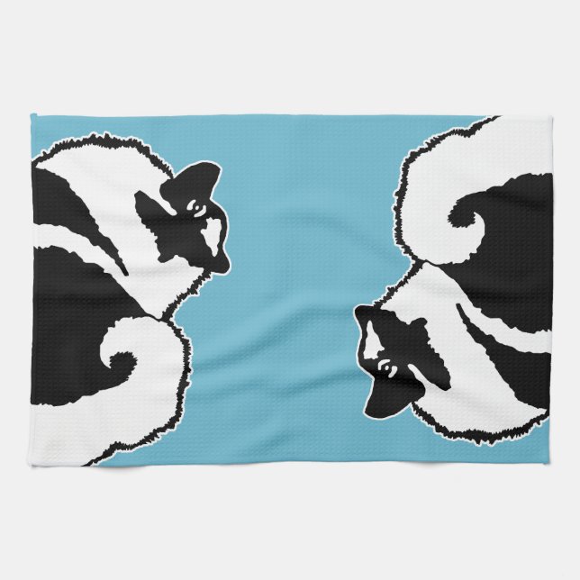 Linge De Cuisine Graphiques de Keeshond - art original mignon de (Horizontal)