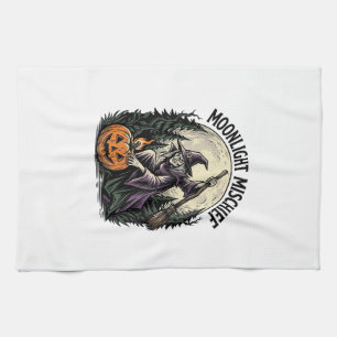 Linge De Cuisine Graphisme de malice au clair de lune de sorcière d