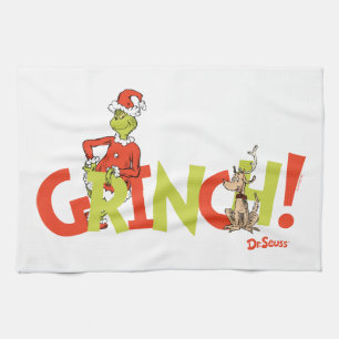 Linge De Cuisine Graphisme du logo du personnage Grinch !