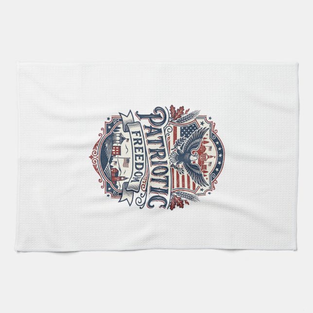 Linge De Cuisine Graphisme vectoriel de fierté de petite ville du M (Horizontal)