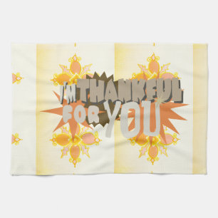 Linge De Cuisine Gratitude profonde : "Merci pour vous" avec amour,